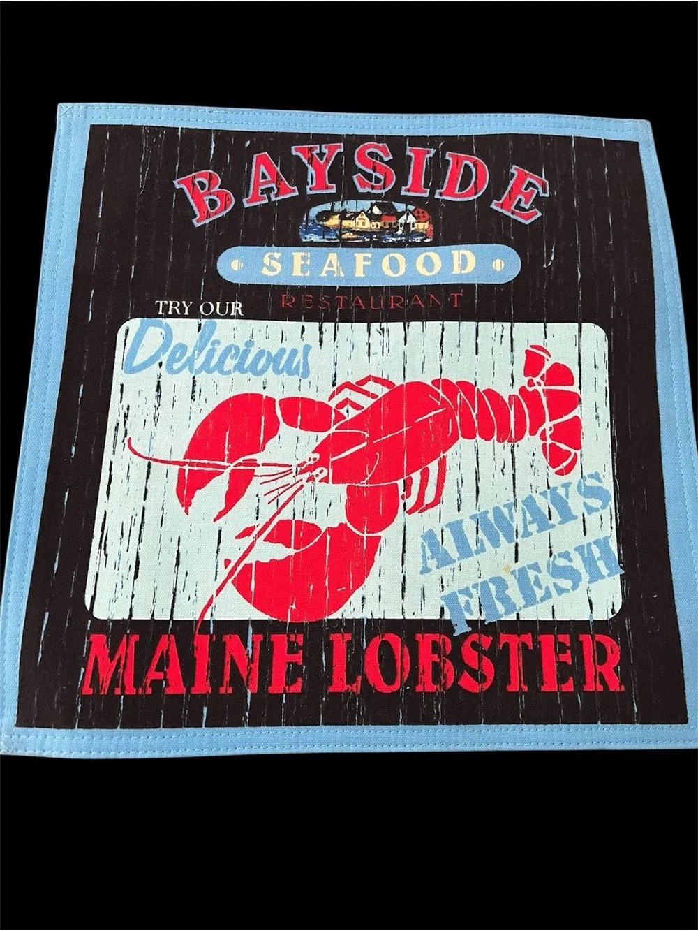 Maine Lobster Bayside Seafood Placemat Set of 4